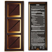 Tabs Chocolate Squares for Couples (1 Box) - Dark Chocolate Bar to Improve Mood - Vegetarian, Gluten-Free for Men & Women Mingle
