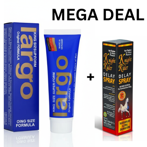 Pack Of 2 KNIGHT RIDER SPRAY + Largo  Cream Mingle