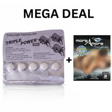 Exclusive Offer – Triple Power 250mg with More Amore 3 Condoms Pack Mingle