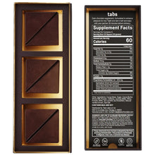 Tabs Chocolate Squares for Couples (1 Box) - Dark Chocolate Bar to Improve Mood - Vegetarian, Gluten-Free for Men & Women Mingle
